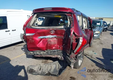 2013 Toyota Sienna Limited V6 7 Passenger from USA, damaged, VIN 5TDYK3DC8DS288565